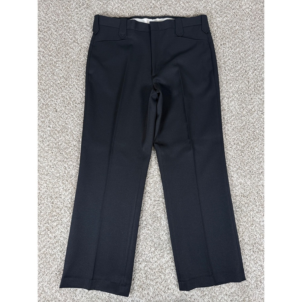 Circle S Ranch Pant Mens 38 Black Western Slacks Keystone Loops 38x30 Pants